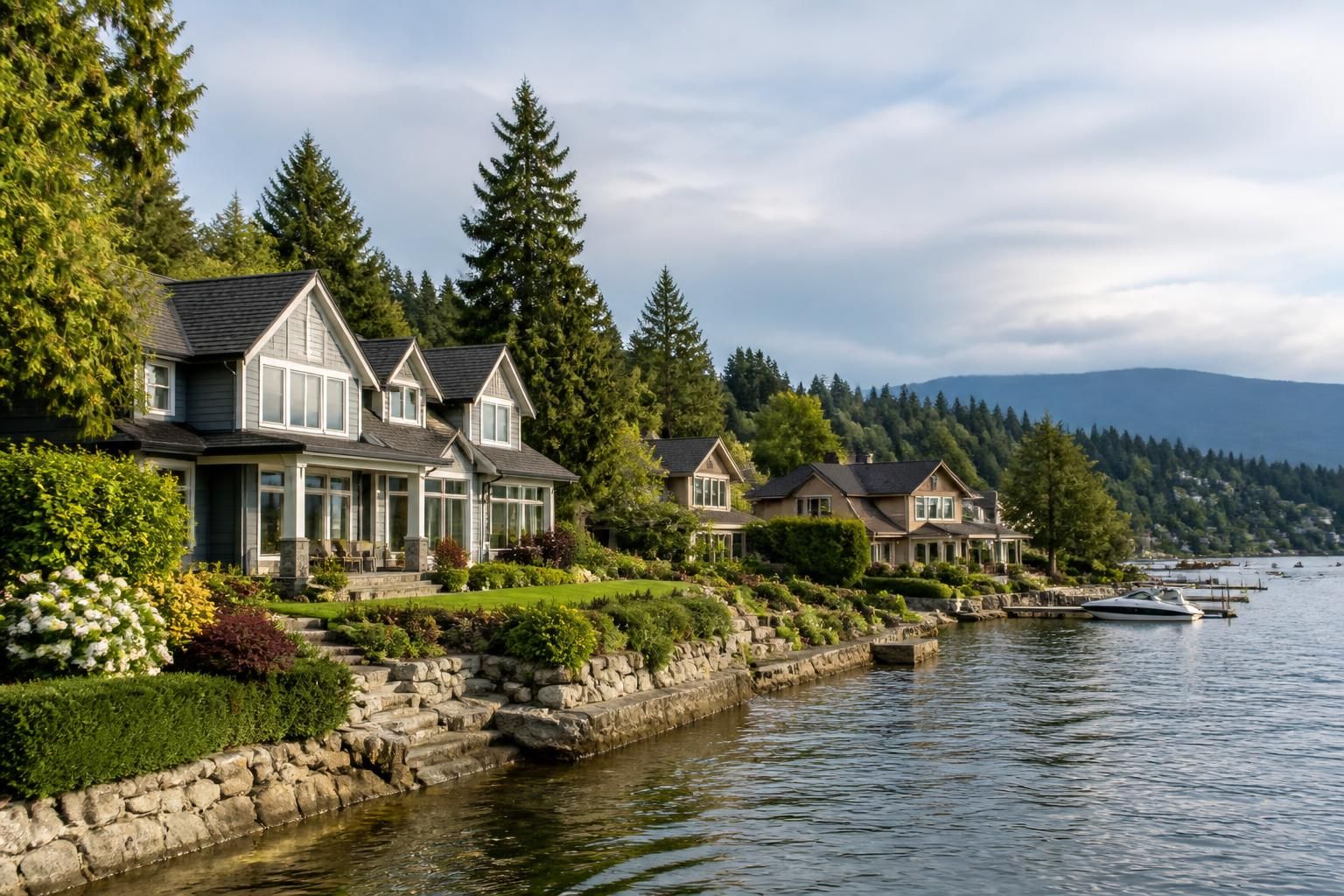 Peaceful Lake Stevens neighborhood with well-kept homes