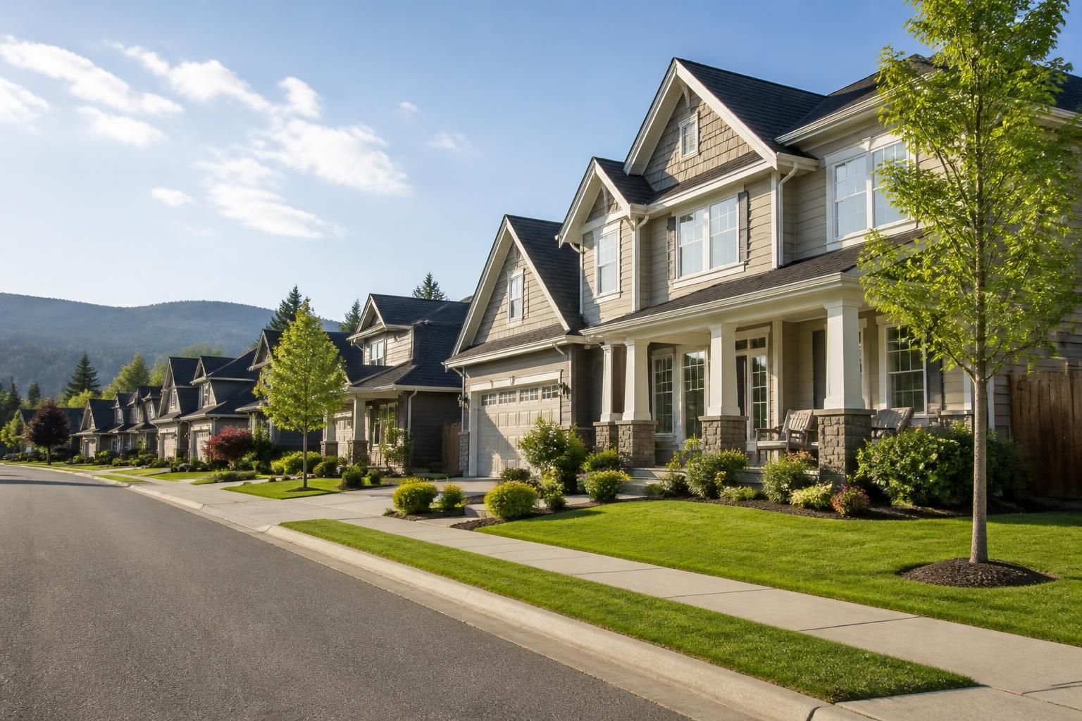 Spacious Marysville neighborhood with tidy streets